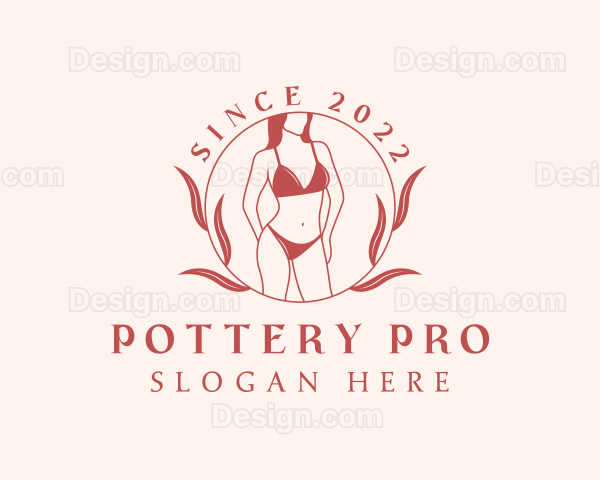 Natural Female Bikini Logo