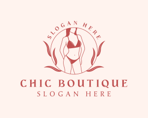 Natural Female Bikini Logo