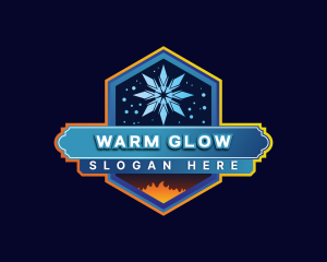 Snow HVAC Heating Cooling logo