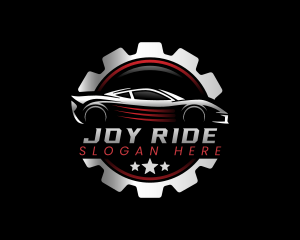 Racing Automotive Car logo design