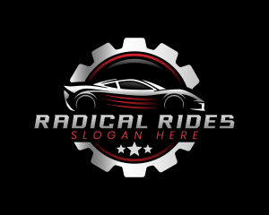 Racing Automotive Car logo design