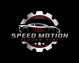 Racing Automotive Car logo design