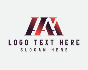 Modern Business Letter A Logo