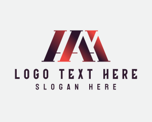 Company - Modern Business Letter A logo design
