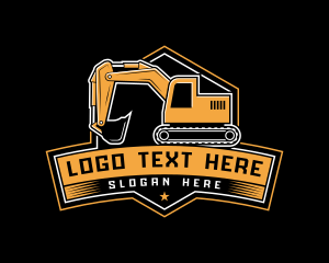 Builder Backhoe Excavator Logo