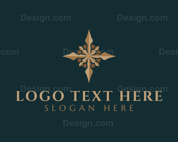 Elegant Star Compass Logo