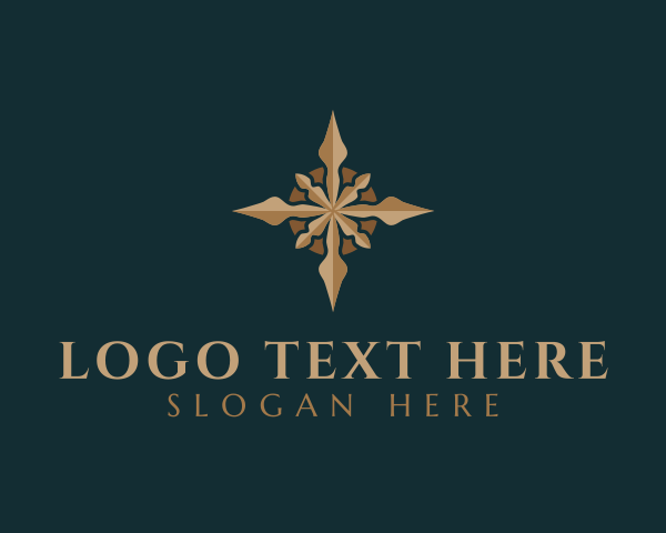 Elegant Star Compass logo