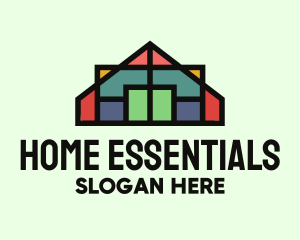 Home Property Mosaic  logo design