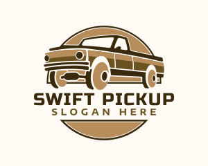 Pickup Truck Badge logo
