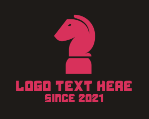 Strategy - Horse Chess Board Game logo design
