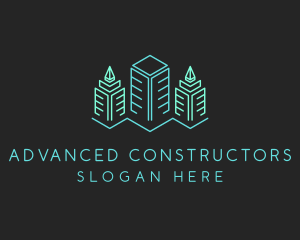 Real Estate Buildings logo design