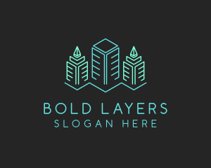 Real Estate Buildings logo design