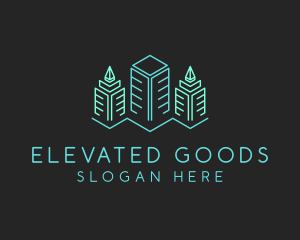 Real Estate Buildings logo design