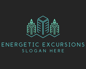 Real Estate Buildings logo design