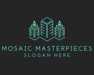 Real Estate Buildings logo design