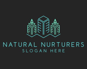 Real Estate Buildings logo design