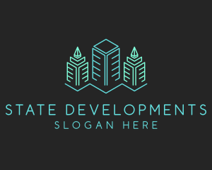 Real Estate Buildings logo design