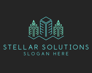 Real Estate Buildings logo design