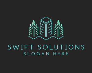 Real Estate Buildings logo design