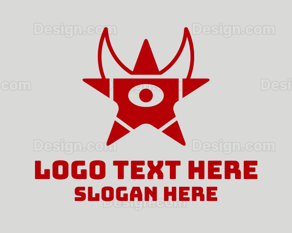 Demon Star Eye Logo