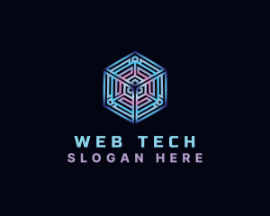 Digital Web Cube logo design