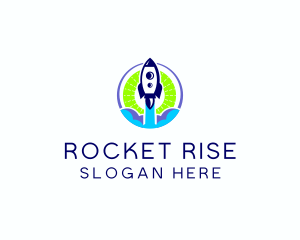 Space Rocket Launch  logo