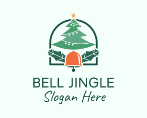 Christmas Tree Bell  logo design