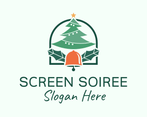 Christmas Tree Bell  logo design