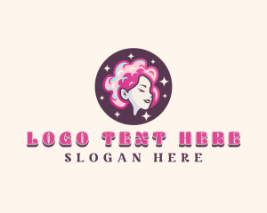 Cotton Candy Lady logo