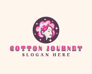 Cotton Candy Lady logo