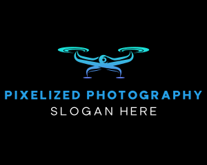 Surveillance Drone Camera logo design