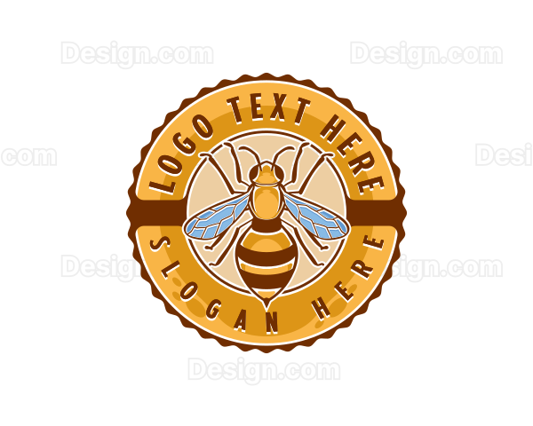 Bee Insect Apiary Logo