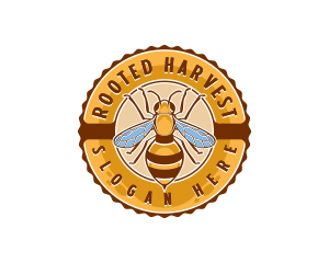 Bee Insect Apiary logo design