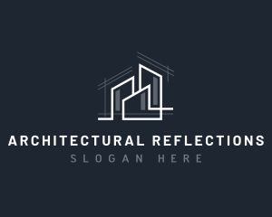 Blueprint Architecture Infrastructure logo design