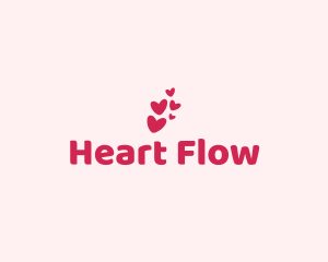 Pink Cute Heart logo