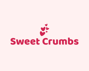 Pink Cute Heart logo design