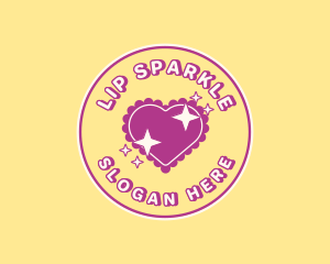 Heart Pillow Sparkle logo design