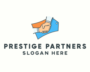 Sales Partnership Partner Deal logo design