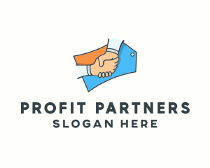 Sales Partnership Partner Deal logo design