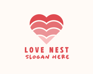 Romance Heart Care Love logo design