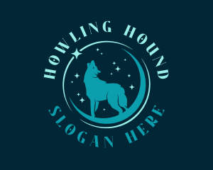 Star Moon Wolf logo