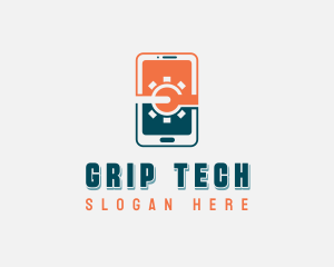 Smartphone Tech Repair logo design