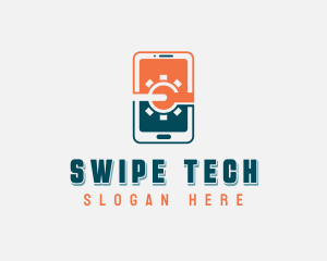 Smartphone Tech Repair logo design