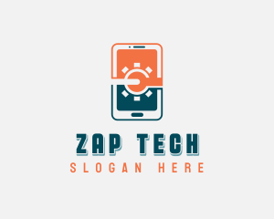 Smartphone Tech Repair logo design