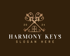 Vintage Key Realty logo design