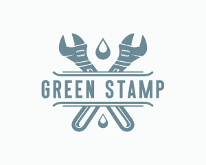 Wrench Plumbing Repair  logo design