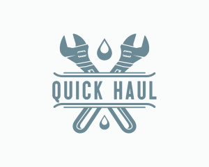 Wrench Plumbing Repair  logo design