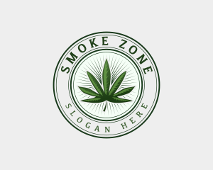 Marijuana Cannabis Weed logo design