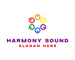 Colorful Arrow Circles logo