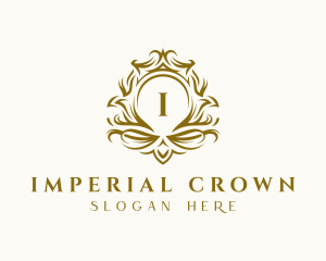 Monarchy Crown Crest logo design